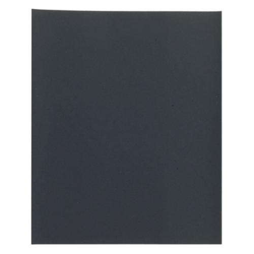 Norton® Black Ice™ 66261139377 T401 Coated Sanding Sheet, 11 in L x 9 in W, 2500 Grit, Ultra Fine Grade, Silicon Carbide Abrasive, Paper Backing