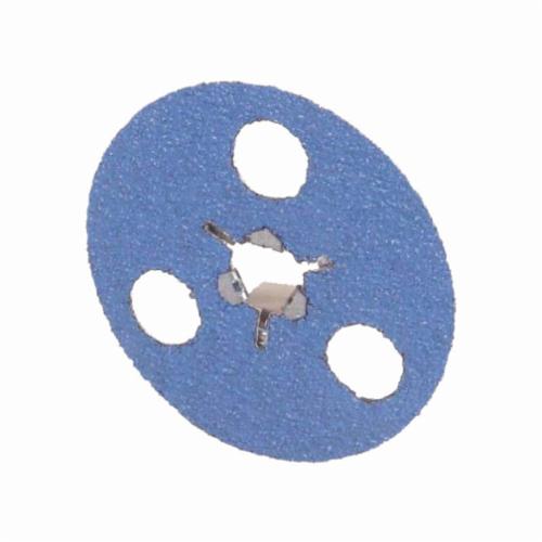Norton® AVOS® BlueFire® Speed-Lok® 66261129721 F826P Heavy Duty Coated Abrasive Disc, 4-1/2 in Dia Disc, 60 Grit, Medium Grade, Zirconia Alumina Abrasive, Speed-Lok Fastener Attachment