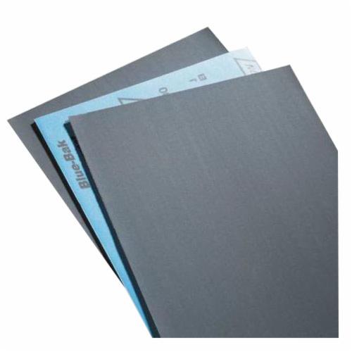 Norton® Blue-Bak™ 66261139362 T414 Coated Sandpaper Sheet, 11 in L x 9 in W, 400 Grit, Super Fine Grade, Silicon Carbide Abrasive, Paper Backing