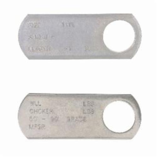 Campbell® 7503506C Flanged Closed Field ID Tag, For Use With Sling Chains, 1-1/16 in Dia Hole, 4-1/8 in L x 1-1/2 in W x 5/32 in THK redirect to product page