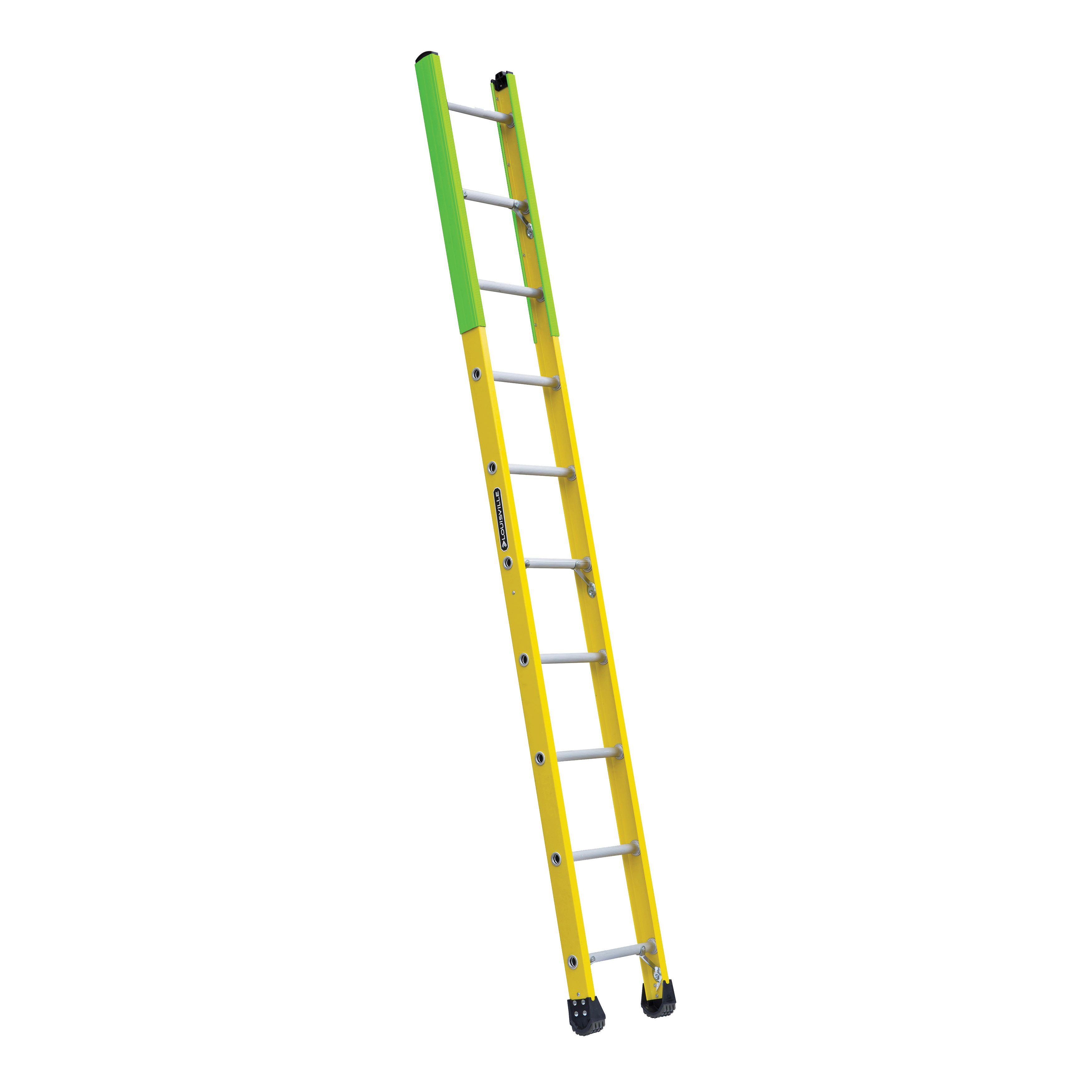 Louisville® FE8910 Manhole Extension Ladder, 10 ft H x 14-1/2 in W, 375 lb Load, Fiberglass, 9 ft 6 in H Top Step redirect to product page