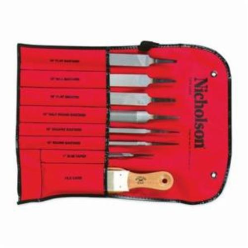 CRESCENT NICHOLSON® 22025NN American Pattern Hand File Set, 8 Pieces redirect to product page