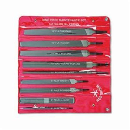 CRESCENT NICHOLSON® 22030NN American Pattern Maintenance File Set, 9 Pieces redirect to product page