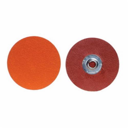 Norton® Blaze® 66261043418 R980P Conformable Coated Abrasive Quick-Change Disc, 2 in Dia, 100 Grit, Medium Grade, Ceramic Alumina Abrasive, Type TS (Type II) Attachment