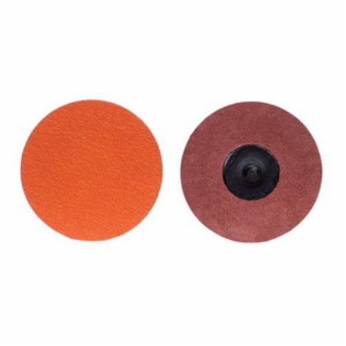 Norton® Blaze® 66261043386 R980P Heavy Duty Coated Abrasive Quick-Change Disc, 2 in Dia, 120 Grit, Medium Grade, Ceramic Alumina Abrasive, Type TR (Type III) Attachment