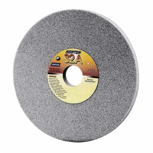 Norton® 66253044159 32A Straight Toolroom Wheel, 8 in Dia x 3/4 in THK, 1-1/4 in Center Hole, 46 Grit, Aluminum Oxide Abrasive