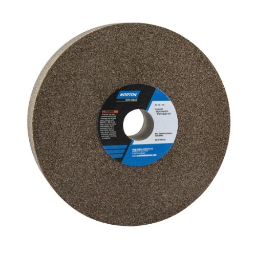 Norton® 66253044270 57A Straight Toolroom Wheel, 8 in Dia x 1 in THK, 1-1/4 in Center Hole, 60 Grit, Aluminum Oxide Abrasive