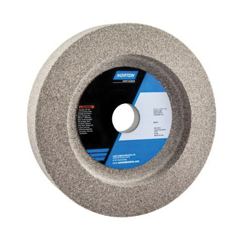 Norton® 66253149136 53A Toolroom Wheel, 9-1/2 in Dia x 1-1/2 in THK, 1-1/2 in Center Hole, 46 Grit, Aluminum Oxide Abrasive