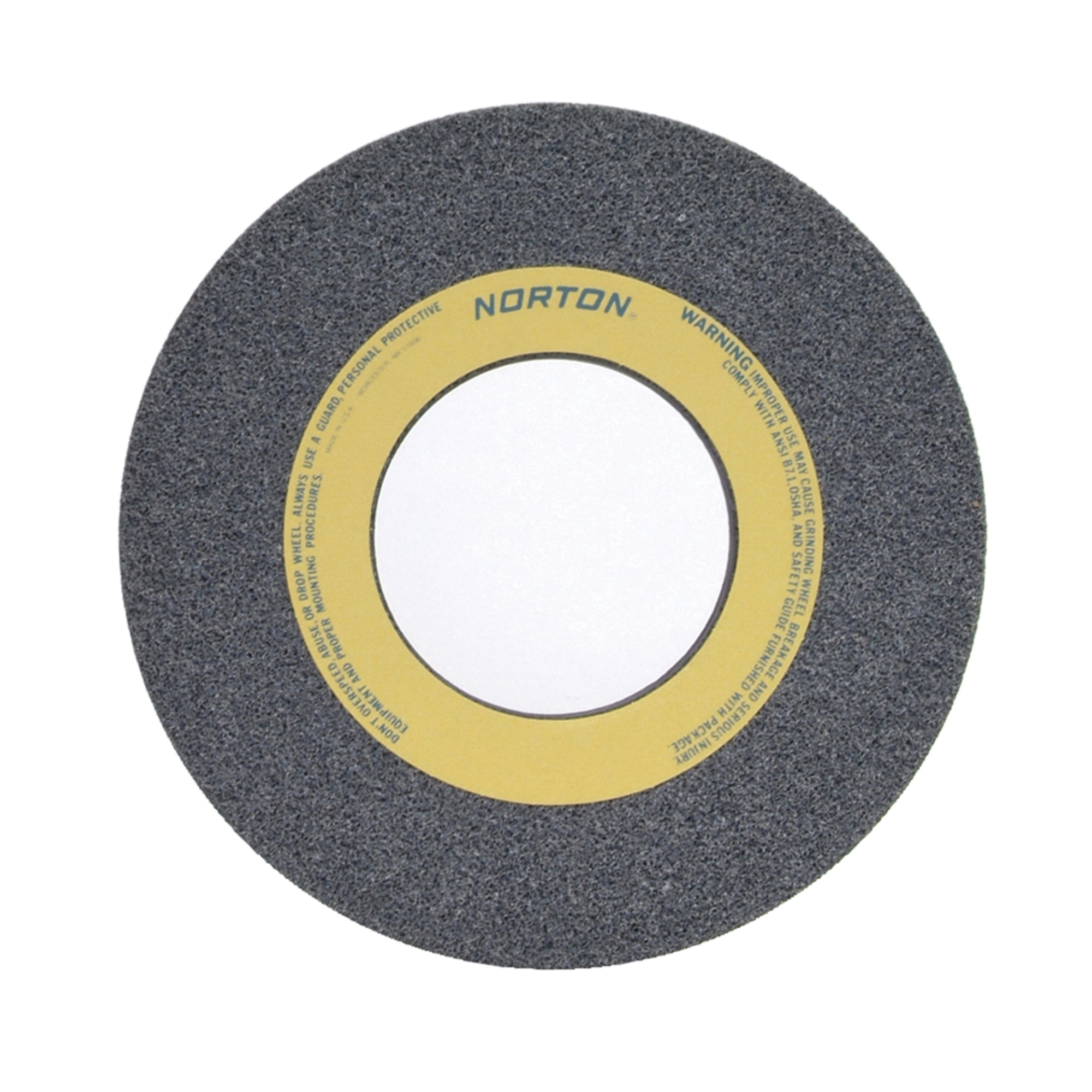 Norton® 66253262686 32A Straight Toolroom Wheel, 12 in Dia x 1 in THK, 5 in Center Hole, 60 Grit, Aluminum Oxide Abrasive