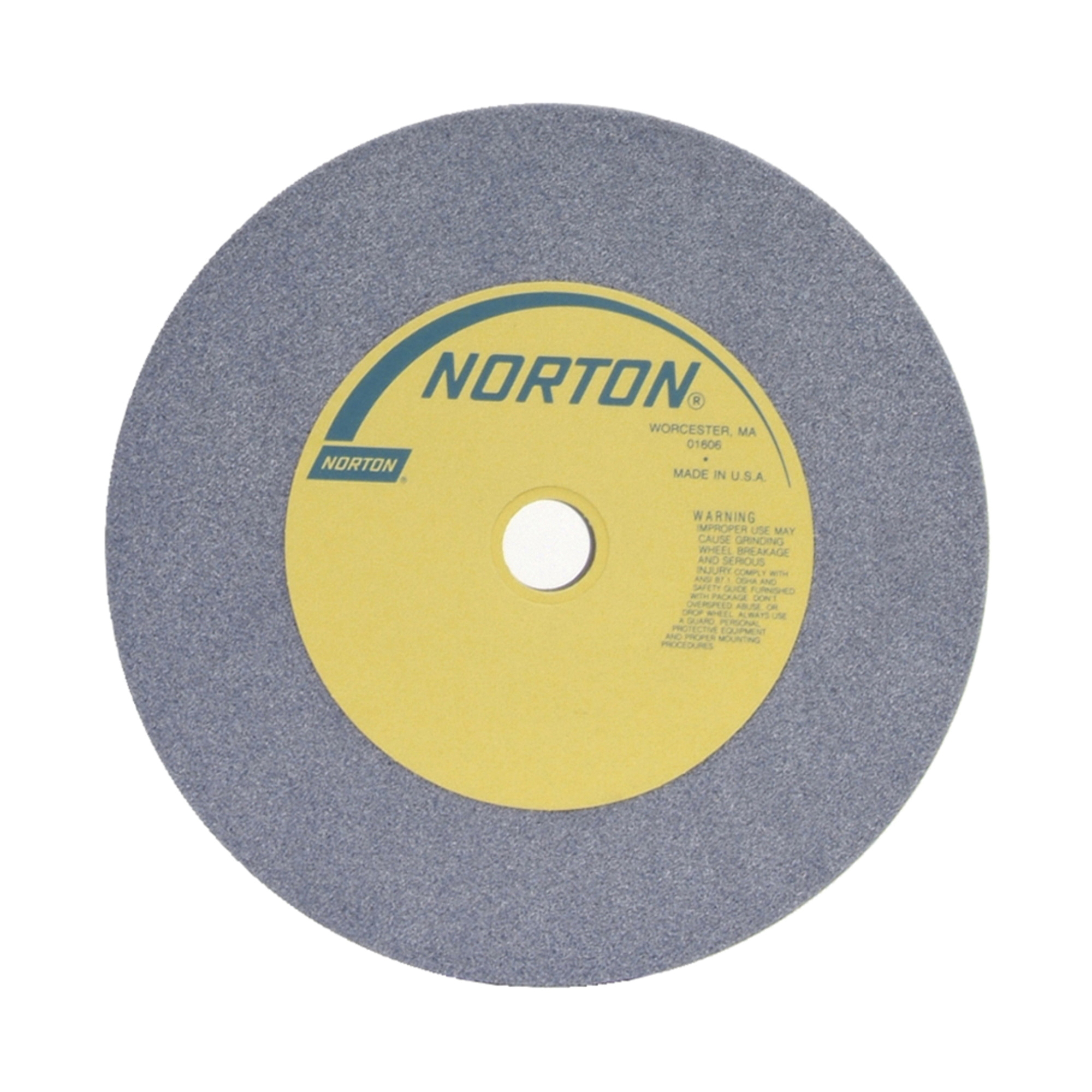 Norton® 66253263461 32A Straight Toolroom Wheel, 12 in Dia x 2 in THK, 1-1/4 in Center Hole, 46 Grit, Aluminum Oxide Abrasive