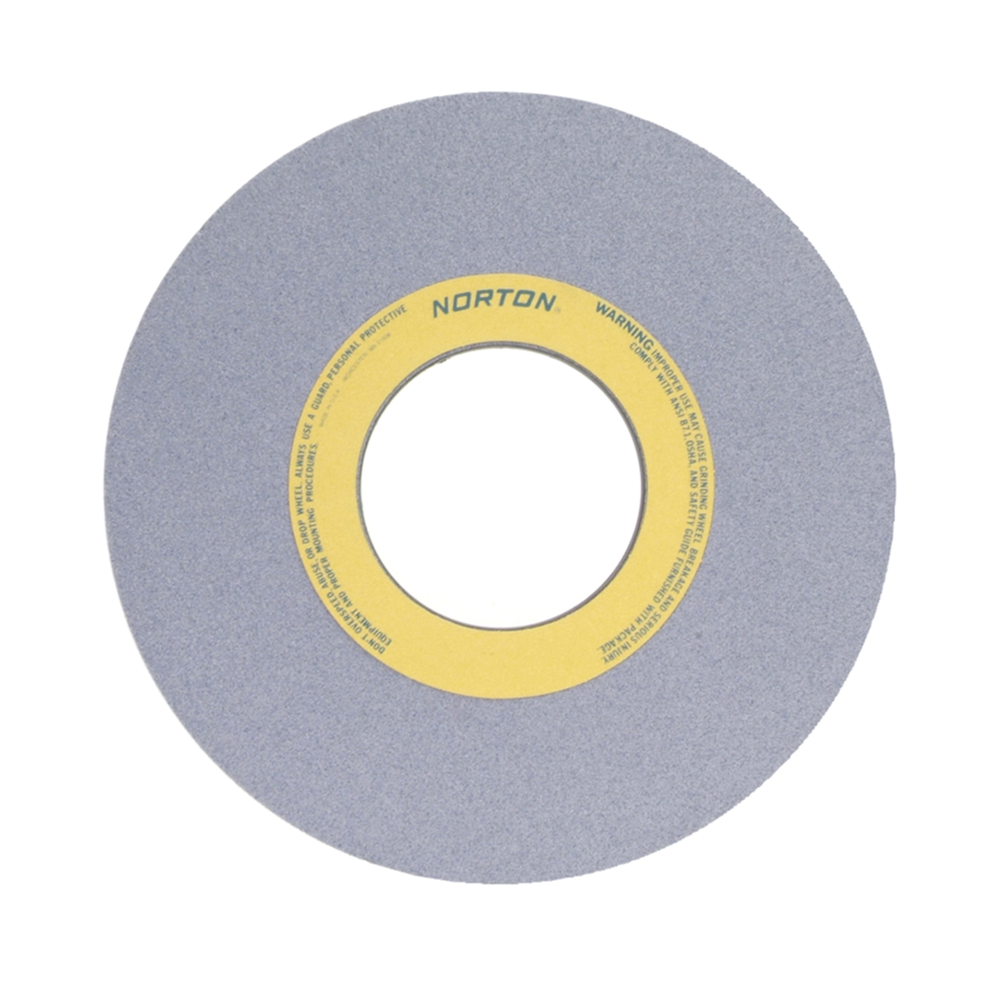 Norton® 66253363930 32A Straight Toolroom Wheel, 14 in Dia x 1 in THK, 5 in Center Hole, 60 Grit, Aluminum Oxide Abrasive