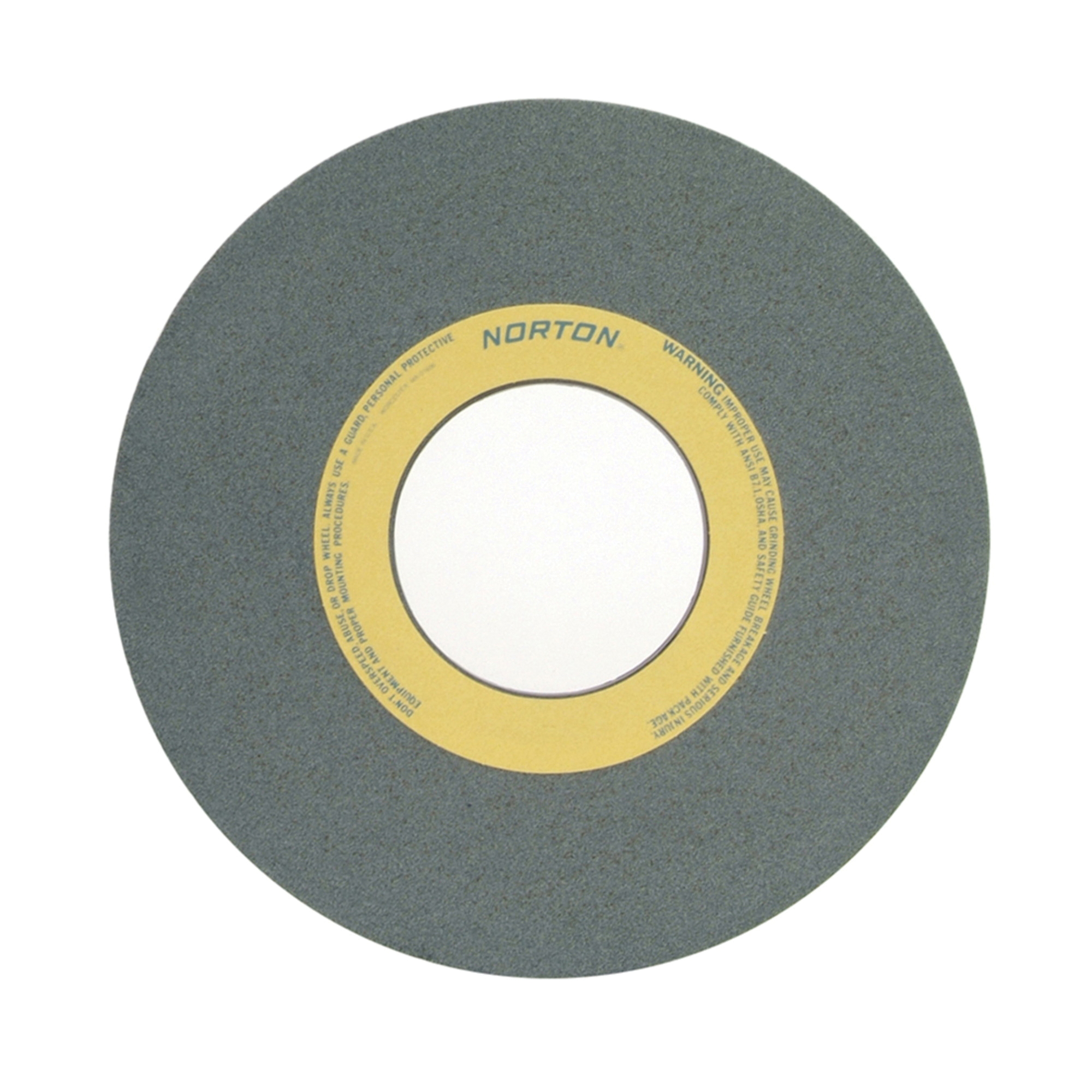 Norton® 66253364206 39C Straight Toolroom Wheel, 14 in Dia x 1 in THK, 5 in Center Hole, 60 Grit, Silicon Carbide Abrasive