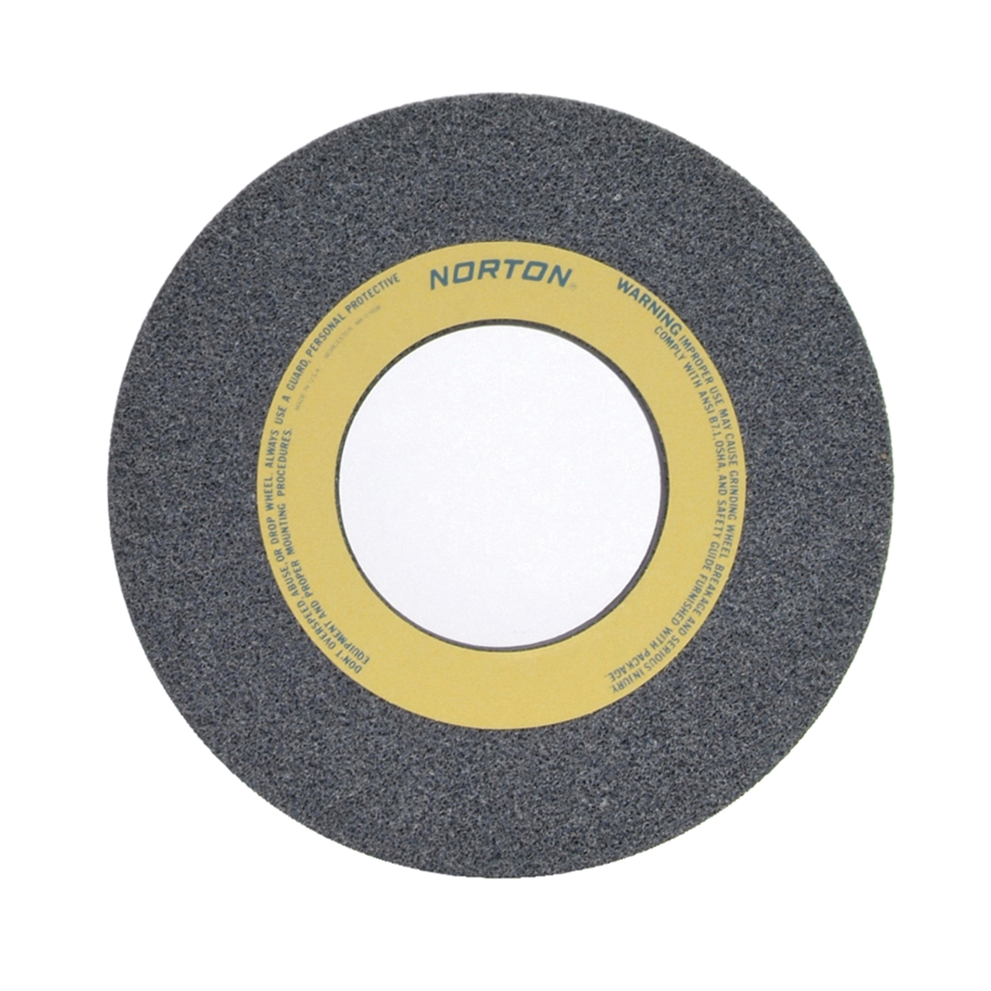 Norton® 66253364340 32A Straight Toolroom Wheel, 14 in Dia x 1-1/2 in THK, 5 in Center Hole, 60 Grit, Aluminum Oxide Abrasive