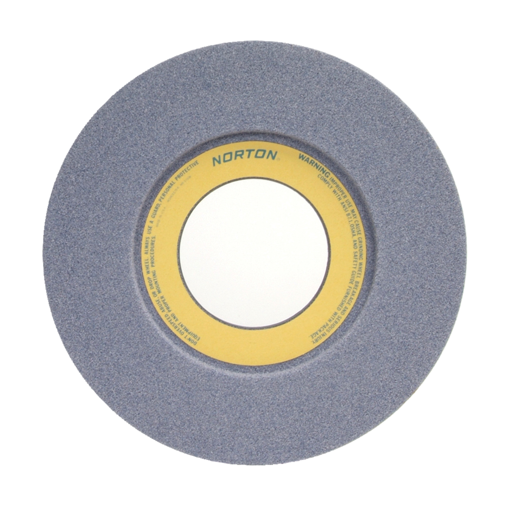 Norton® 66253364362 32A 1-Side Recessed Toolroom Wheel, 14 in Dia x 1-1/2 in THK, 5 in Center Hole, 46 Grit, Aluminum Oxide Abrasive