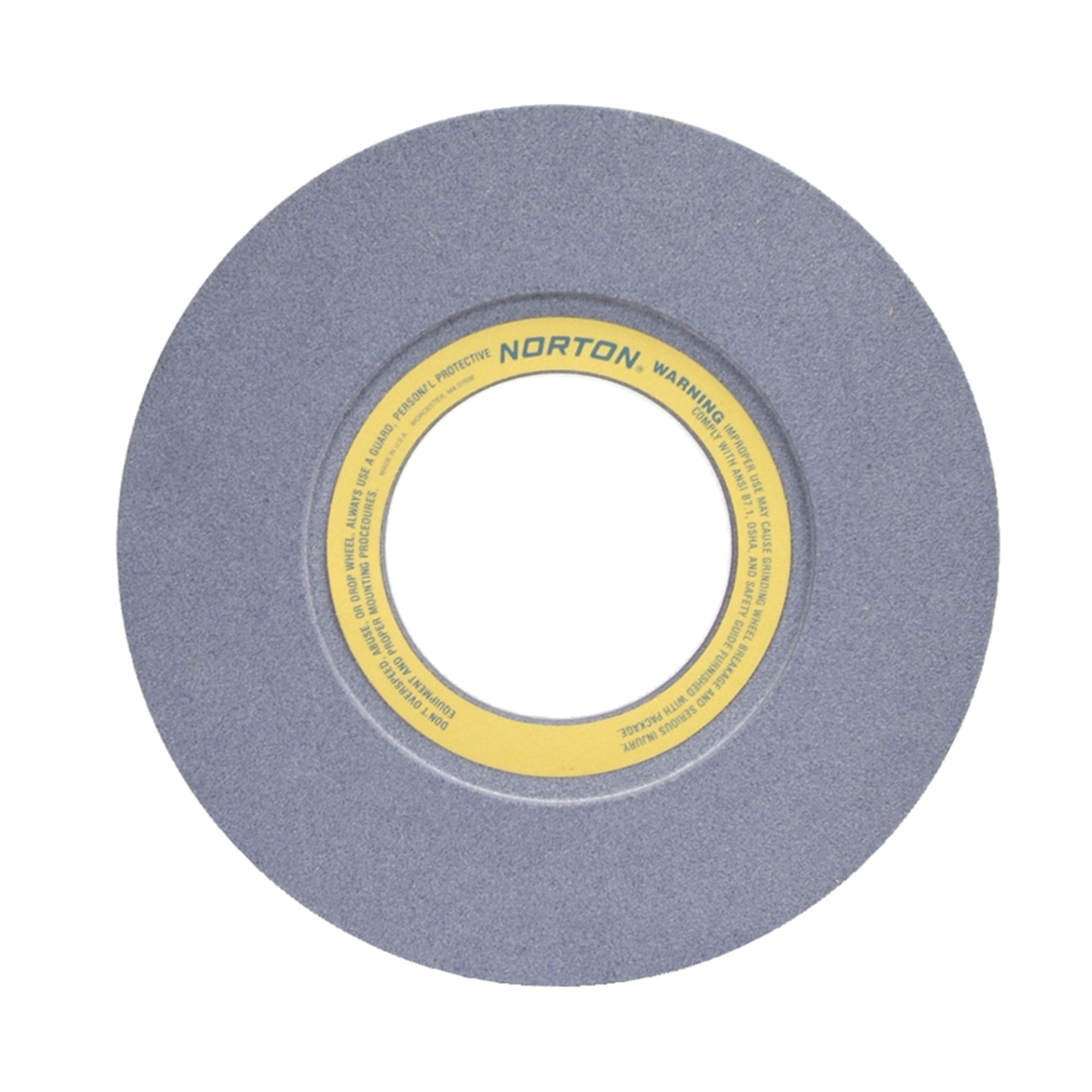 Norton® 66253464995 32A Straight Surface and Cylindrical Grinding Wheel, 16 in Dia x 2 in THK, 5 in Center Hole, 46 Grit, Aluminum Oxide Abrasive