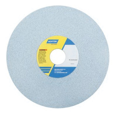 Norton® 66253467007 5SG Straight Surface and Cylindrical Grinding Wheel, 16 in Dia x 1 in THK, 5 in Center Hole, 60 Grit, Ceramic Alumina Abrasive