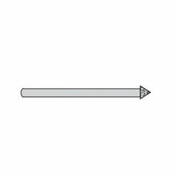 Norton® 66260395490 Electroplated Contour Tool, Conical Point, 1/8 in Dia Shank, 2 in L Shank