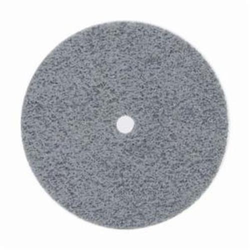 Norton® Bear-Tex® Rapid Blend™ 66261000745 Non-Woven Unified Wheel, 3 in Dia, 1/4 in Center Hole, 1/4 in W Face, Fine Grade, Silicon Carbide Abrasive