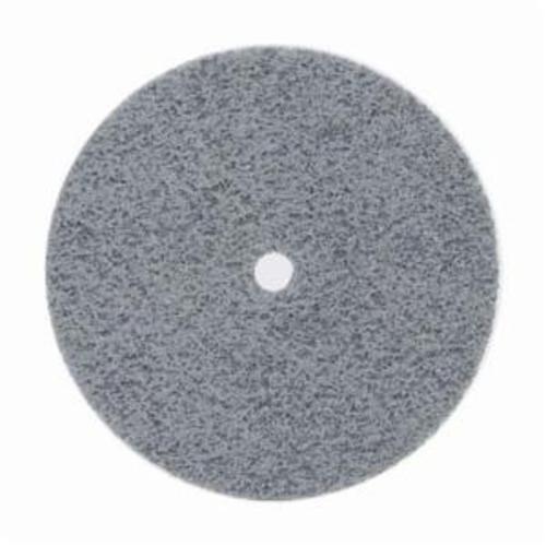 Norton® Bear-Tex® Rapid Blend™ 66261000745 Non-Woven Unified Wheel, 3 in Dia, 1/4 in Center Hole, 1/4 in W Face, Fine Grade, Silicon Carbide Abrasive