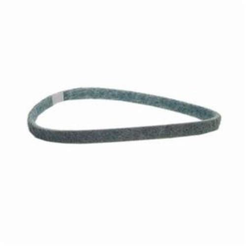 Norton® Bear-Tex® Rapid Prep™ 66261007023 Low Stretch Surface Conditioning Xtra Flexible Non-Woven Abrasive Belt, 1 in W x 18 in L, Coarse Grade, Aluminum Oxide Abrasive, Brown
