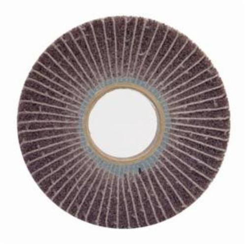 Norton® Bear-Tex® 66261005387 Non-Woven Flap Wheel, 6 in Dia, 1 in W Face, 180 Grit, Fine Grade, Aluminum Oxide Abrasive