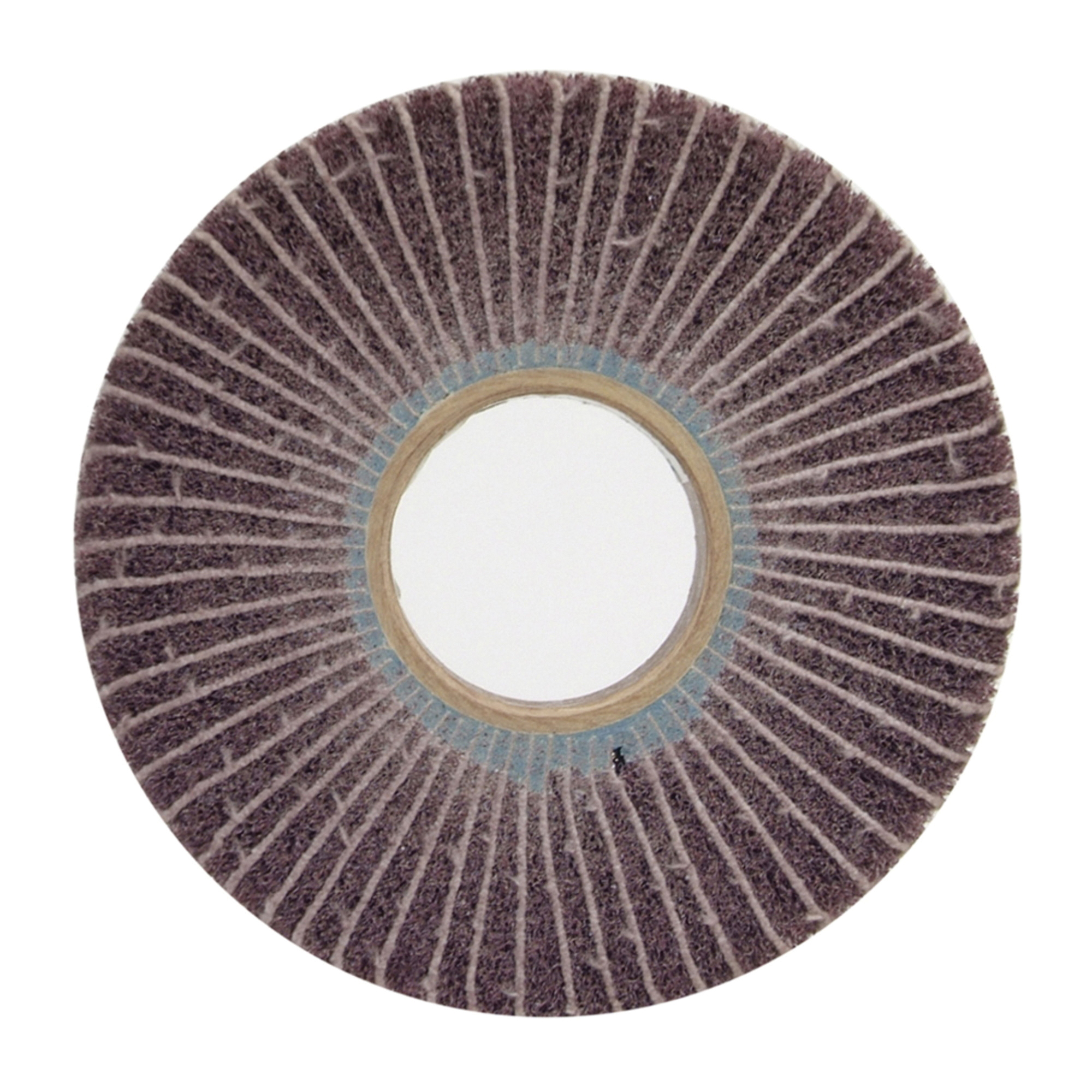 Norton® Bear-Tex® 66261007678 Unmounted Non-Woven Flap Wheel, 6 in Dia, 1 in W Face, 120 Grit, Medium Grade, Aluminum Oxide Abrasive