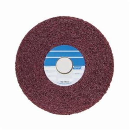 Norton® Bear-Tex® 66261007936 Convolute Non-Woven Abrasive Wheel, 6 in Dia, 1 in Center Hole, 1 in W Face, Medium Grade, Aluminum Oxide Abrasive