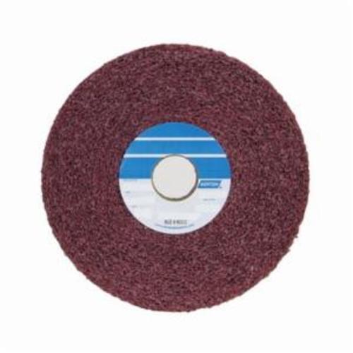 Norton® Bear-Tex® 66261010148 Convolute Non-Woven Abrasive Wheel, 6 in Dia, 1 in Center Hole, 1 in W Face, Medium Grade, Aluminum Oxide Abrasive