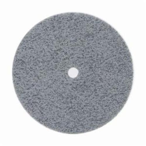 Norton® Bear-Tex® NEX™ Rapid Blend™ 66261014887 Non-Woven Unified Wheel, 3 in Dia, 3/8 in Center Hole, 1/4 in W Face, Fine Grade, Silicon Carbide Abrasive