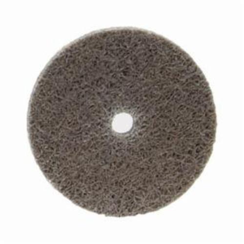 Norton® Bear-Tex® NEX™ Rapid Blend™ 66261014892 Non-Woven Unified Wheel, 2 in Dia, 1/4 in Center Hole, 1/4 in W Face, Medium Grade, Aluminum Oxide Abrasive
