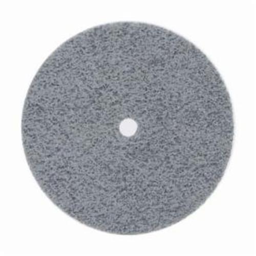 Norton® Bear-Tex® NEX™ Rapid Blend™ 66261016006 Non-Woven Unified Wheel, 3 in Dia, 3/8 in Center Hole, 1/4 in W Face, Fine Grade, Silicon Carbide Abrasive