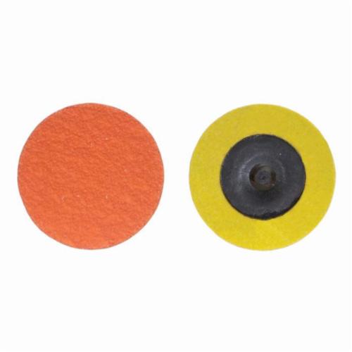 Norton® Blaze® 66261043392 R980P Heavy Duty Coated Abrasive Quick-Change Disc, 3 in Dia, 120 Grit, Medium Grade, Ceramic Alumina Abrasive, Type TR (Type III) Attachment