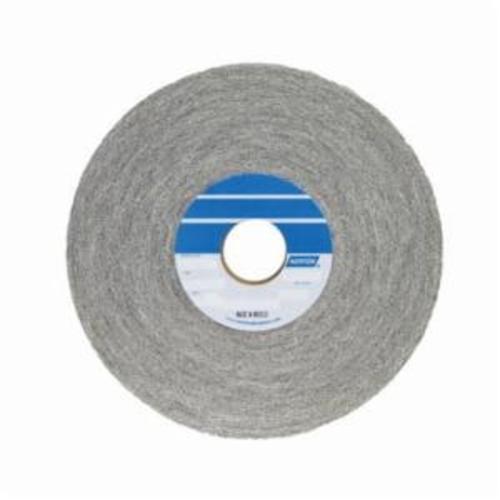 Norton® Bear-Tex® 66261055235 1000 Convolute Non-Woven Abrasive Wheel, 8 in Dia, 3 in Center Hole, 2 in W Face, Medium Grade, Aluminum Oxide Abrasive