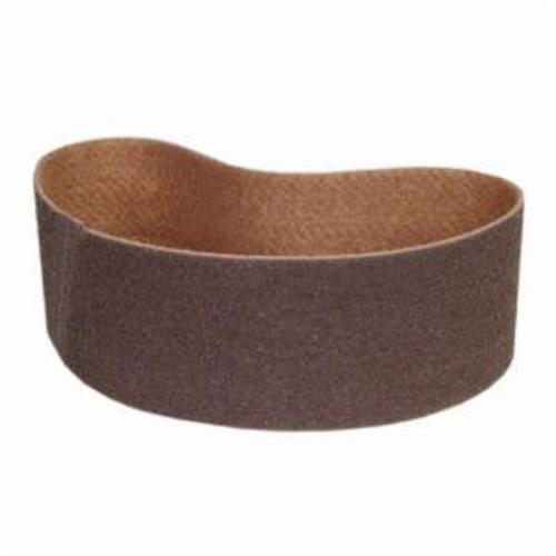 Norton® Bear-Tex® Rapid Prep™ 66261055330 Benchstand Flex Low Stretch Narrow Regular Surface Conditioning Non-Woven Abrasive Belt, 6 in W x 48 in L, Coarse Grade, Aluminum Oxide Abrasive, Brown