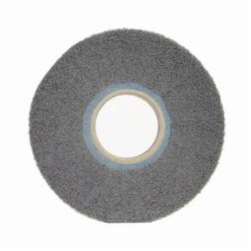 Norton® Bear-Tex® 66261058450 Non-Woven Flap Wheel, 6 in Dia, 1 in W Face, 120 Grit, Very Fine Grade, Silicon Carbide Abrasive