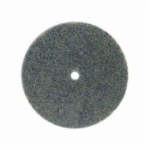 Norton® Bear-Tex® Rapid Blend™ 66261058771 Non-Woven Unified Wheel, 3 in Dia, 1/4 in Center Hole, 3/4 in W Face, Fine Grade, Silicon Carbide Abrasive