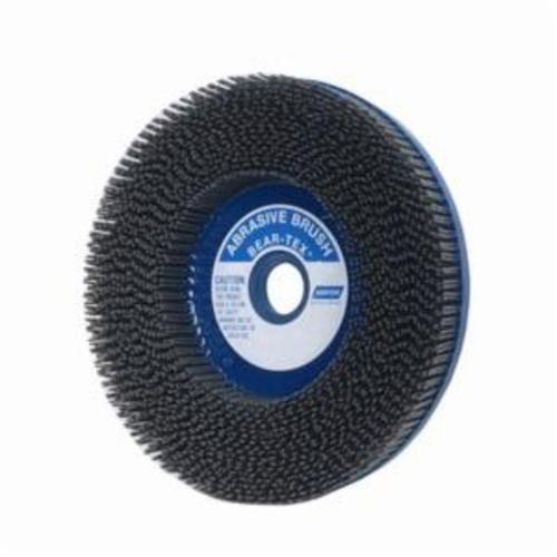 Norton® Bear-Tex® 66261058830 Non-Woven Radial Abrasive Brush, 7 in Dia Brush, 1 in W Face, 7/8 in, 80 Grit, Silicon Carbide Fill