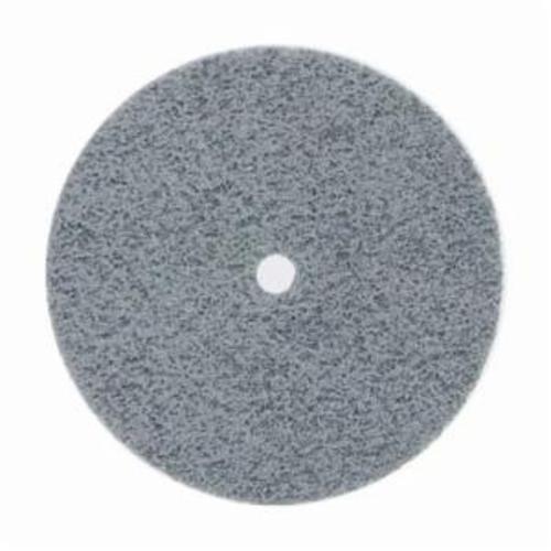 Norton® Bear-Tex® Rapid Blend™ 66261058854 Non-Woven Unified Wheel, 3 in Dia, 1/4 in Center Hole, 1/4 in W Face, Extra Fine Grade, Silicon Carbide Abrasive