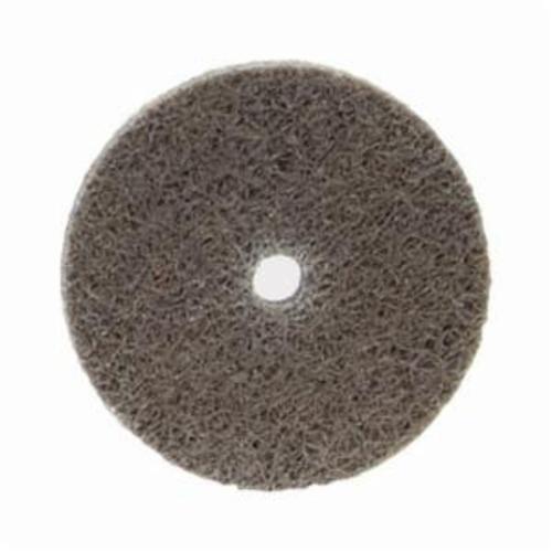 Norton® Bear-Tex® Rapid Blend™ 66261058877 Non-Woven Unified Wheel, 3 in Dia, 1/4 in Center Hole, 1/4 in W Face, Extra Fine Grade, Aluminum Oxide Abrasive
