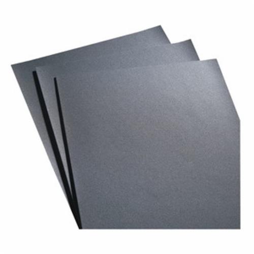 Norton® 66261101255 K622 Coated Sandpaper Sheet, 11 in L x 9 in W, 50 Grit, Coarse Grade, Emery Abrasive, Cloth Backing
