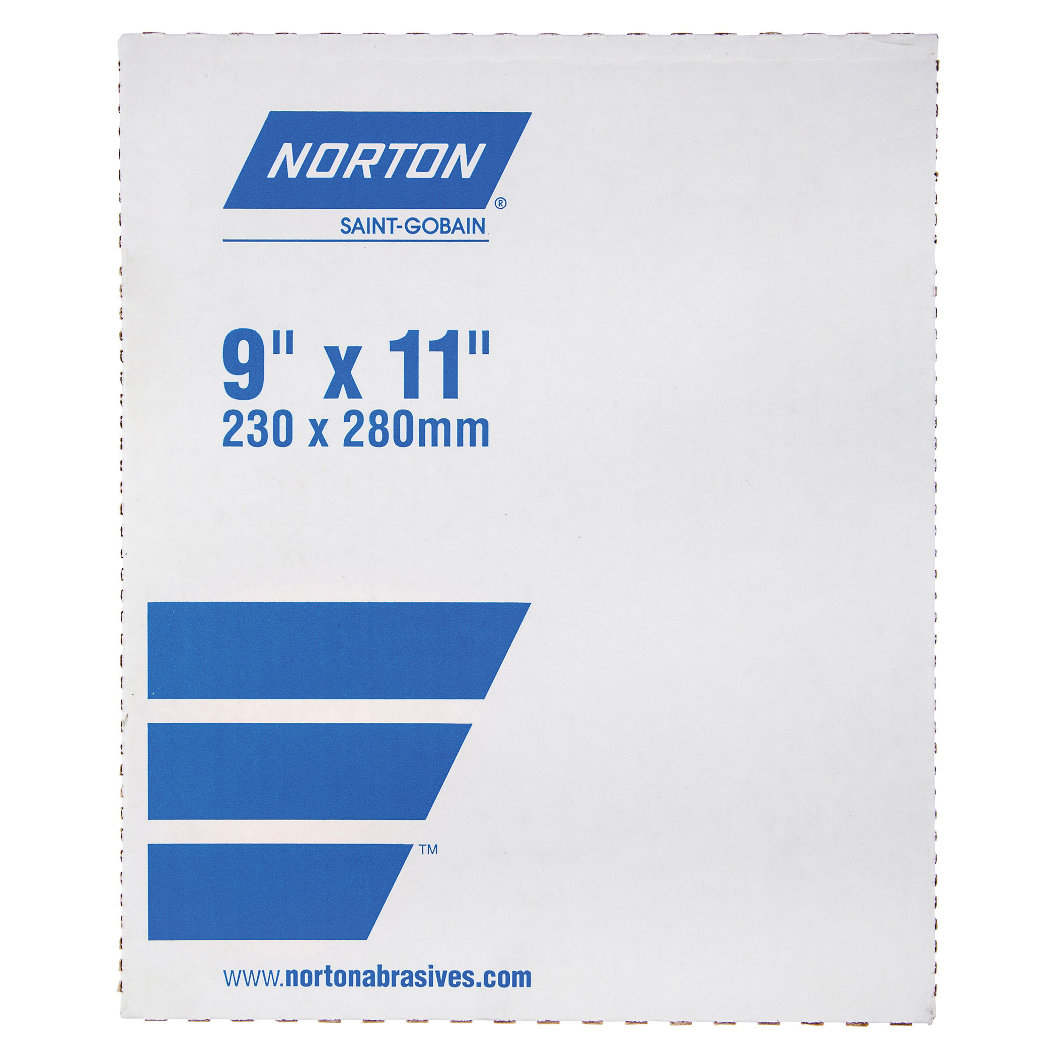 Norton® 66261101490 A511 Coated Sandpaper Sheet, 11 in L x 9 in W, 150 Grit, Fine Grade, Garnet Abrasive, Paper Backing