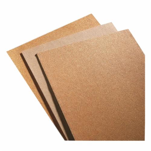 Norton® 66261101489 A511 Coated Sandpaper Sheet, 11 in L x 9 in W, 180 Grit, Fine Grade, Garnet Abrasive, Paper Backing