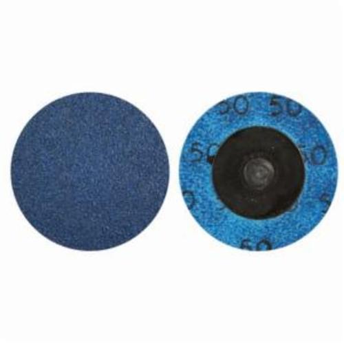 Norton® BlueFire® 66261121041 R884P Coated Abrasive Quick-Change Disc, 1-1/2 in Dia, 36 Grit, Extra Coarse Grade, Zirconia Alumina Abrasive, Type TR (Type III) Attachment