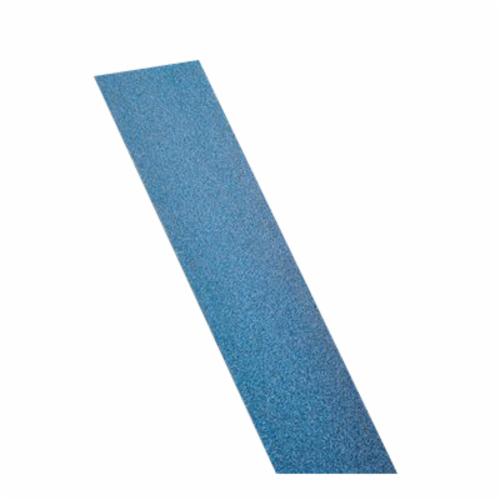 Norton® BlueFire® 66261123620 H875P Clip-On Non-PSA Coated File Strip, 17-1/2 in L x 2-3/4 in W, 80 Grit, Coarse Grade, Zirconia Alumina Abrasive, Paper Backing