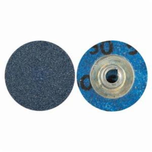 Norton® BlueFire® 66261138608 R884P Coated Abrasive Quick-Change Disc, 1 in Dia, 60 Grit, Coarse Grade, Zirconia Alumina Abrasive, Type TS (Type II) Attachment