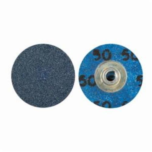 Norton® BlueFire® 66261138622 R884P Coated Abrasive Quick-Change Disc, 1-1/2 in Dia, 50 Grit, Coarse Grade, Zirconia Alumina Abrasive, Type TS (Type II) Attachment