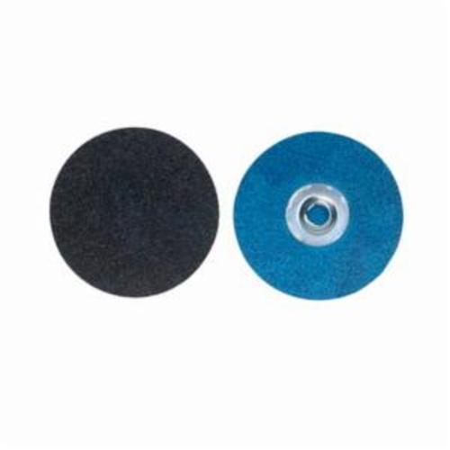Norton® BlueFire® 66261138624 R884P Coated Abrasive Quick-Change Disc, 1-1/2 in Dia, 36 Grit, Extra Coarse Grade, Zirconia Alumina Abrasive, Type TS (Type II) Attachment