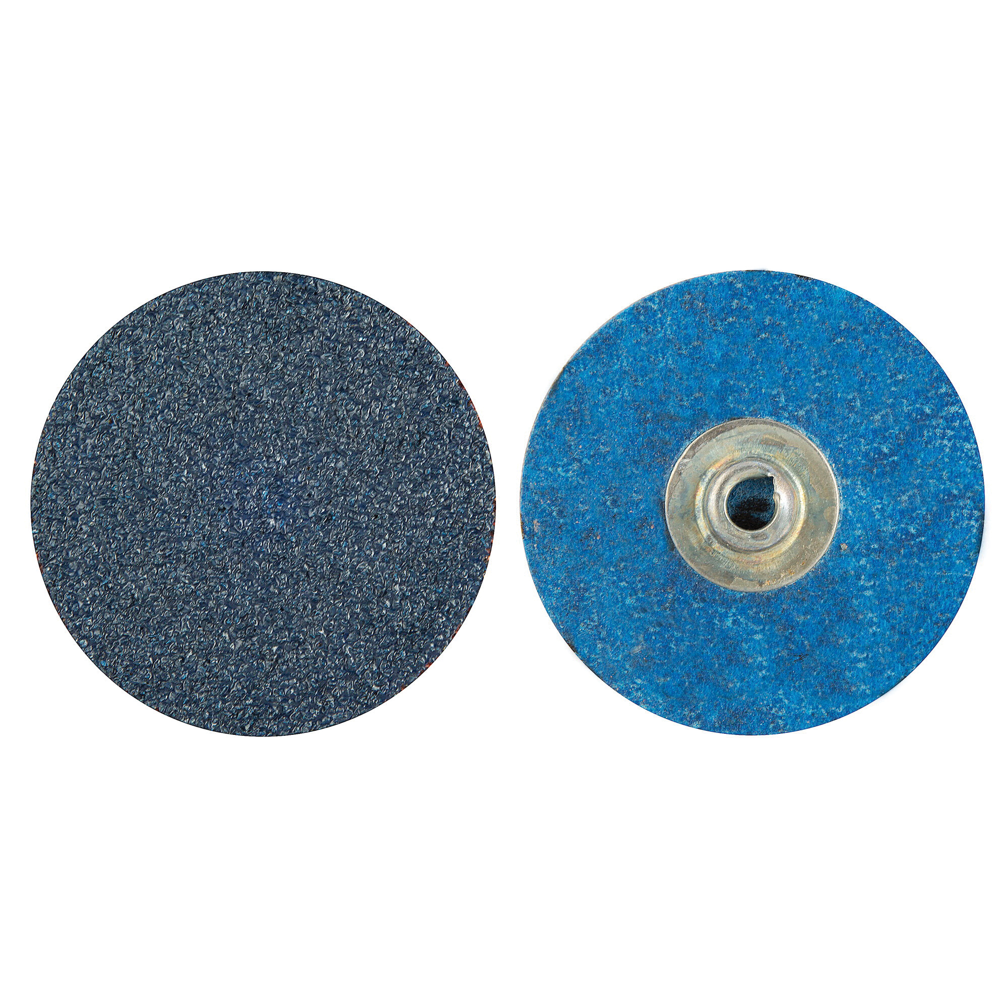 Norton® BlueFire® 66261138634 R884P Coated Abrasive Quick-Change Disc, 2 in Dia, 60 Grit, Coarse Grade, Zirconia Alumina Abrasive, Type TS (Type II) Attachment