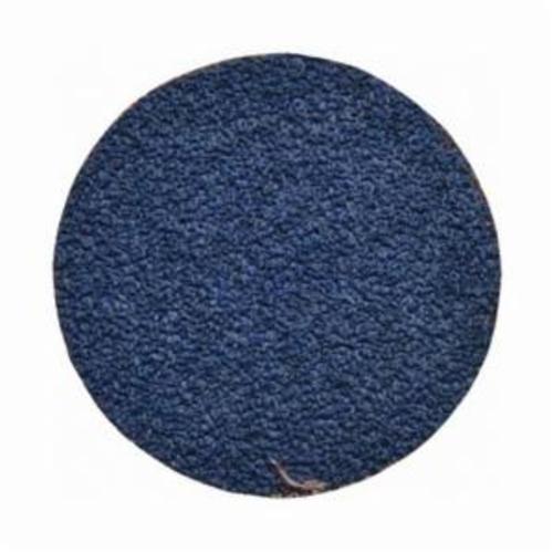 Norton® BlueFire® 66261138635 R884P Coated Abrasive Quick-Change Disc, 2 in Dia, 50 Grit, Coarse Grade, Zirconia Alumina Abrasive, Type TS (Type II) Attachment