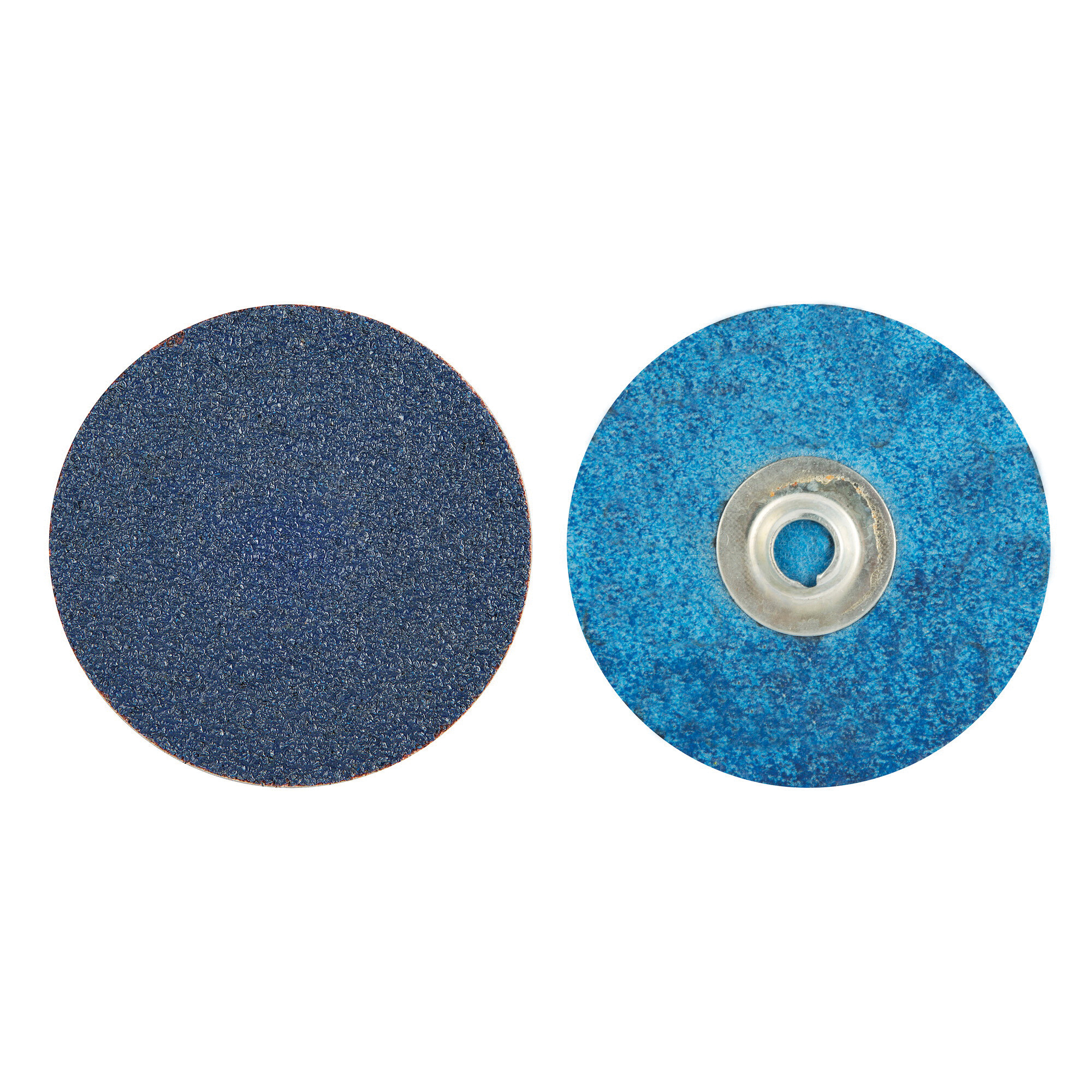 Norton® BlueFire® 66261138661 R884P Coated Abrasive Quick-Change Disc, 3 in Dia, 60 Grit, Coarse Grade, Zirconia Alumina Abrasive, Type TS (Type II) Attachment